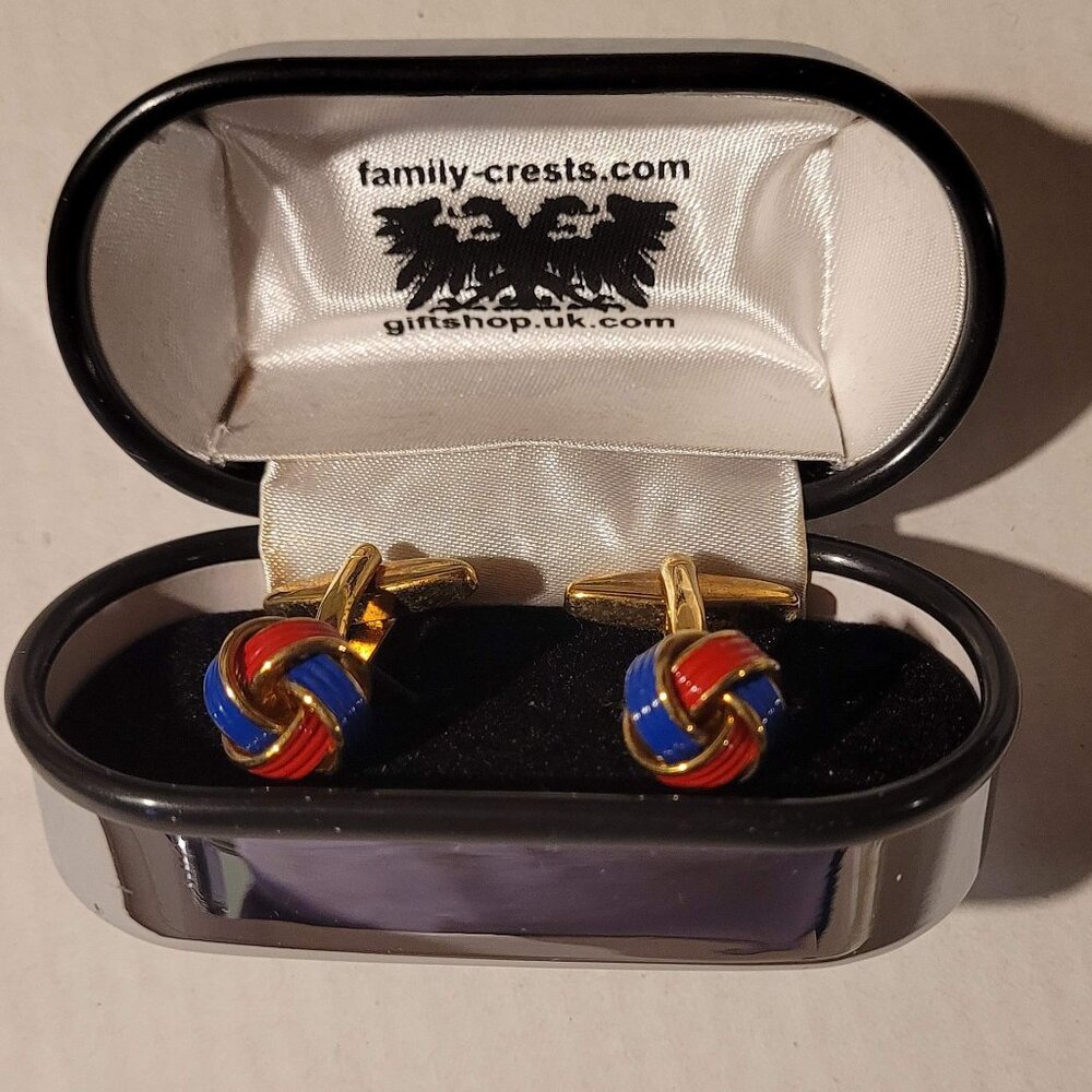 Men's Enameled Cufflinks